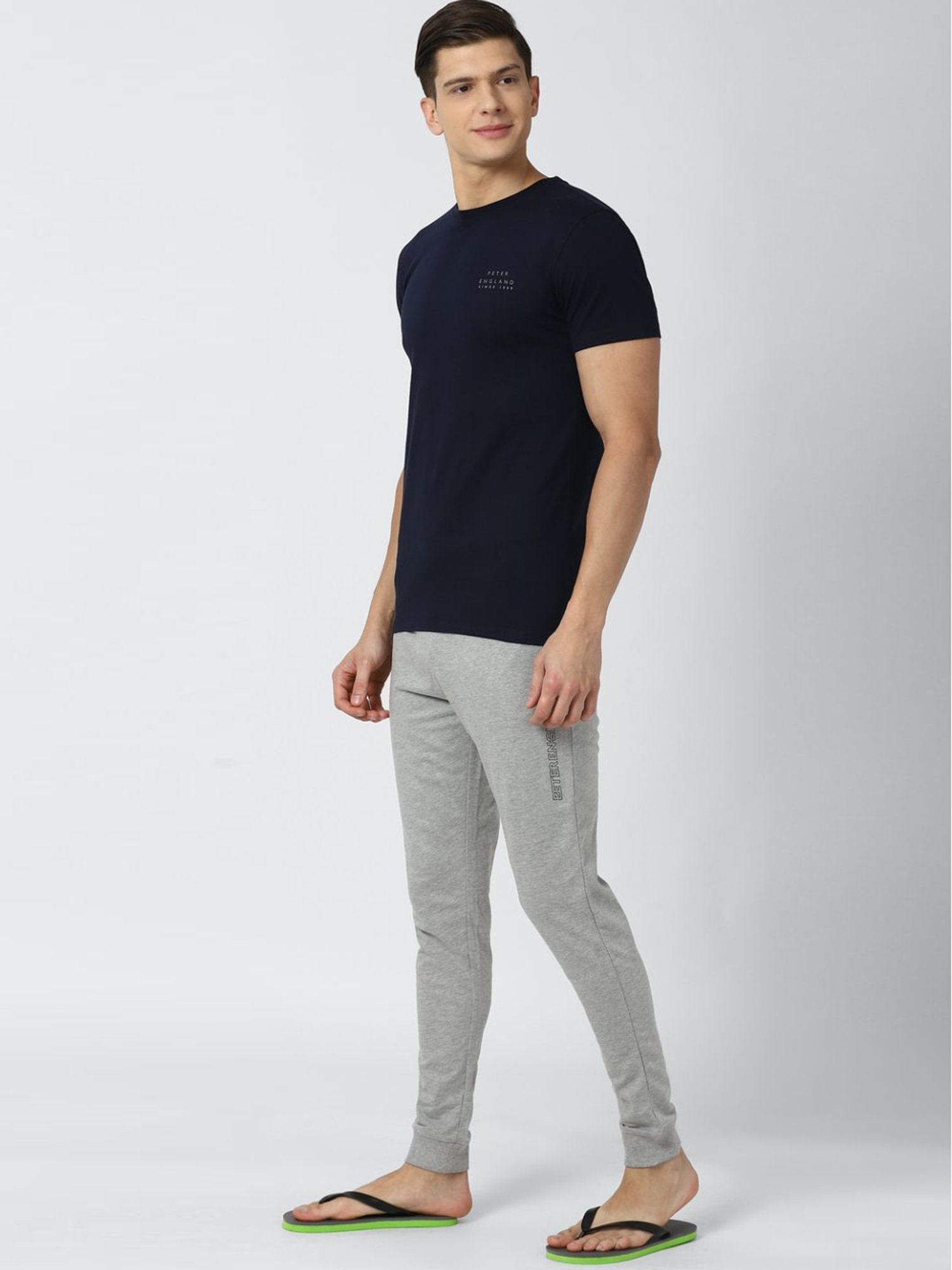 Peter England Navy Regular Fit Nightsuits