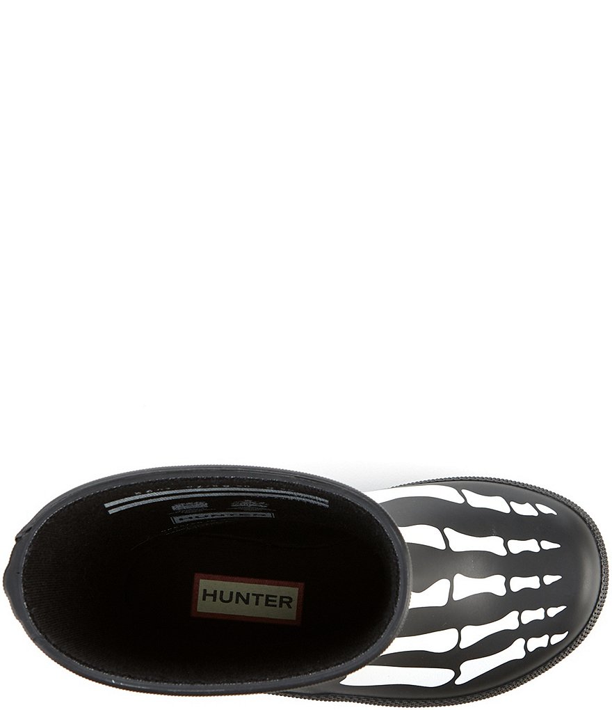 Hunter Kids' First Classic Skeleton Print Waterproof Rainboots (Infant)