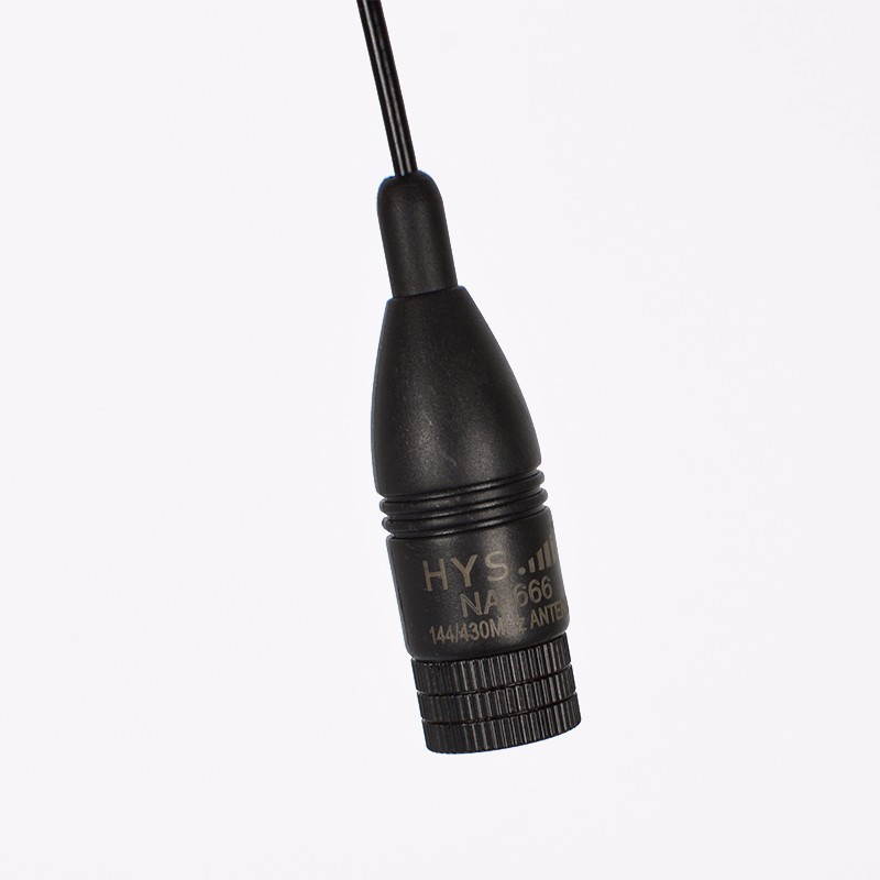 HYS NA-666 SMA Male VHF/UHF 144/430MHz Dual Band antenna Connector For Two Way Radio IC-V85 IC-V82 IC-V80