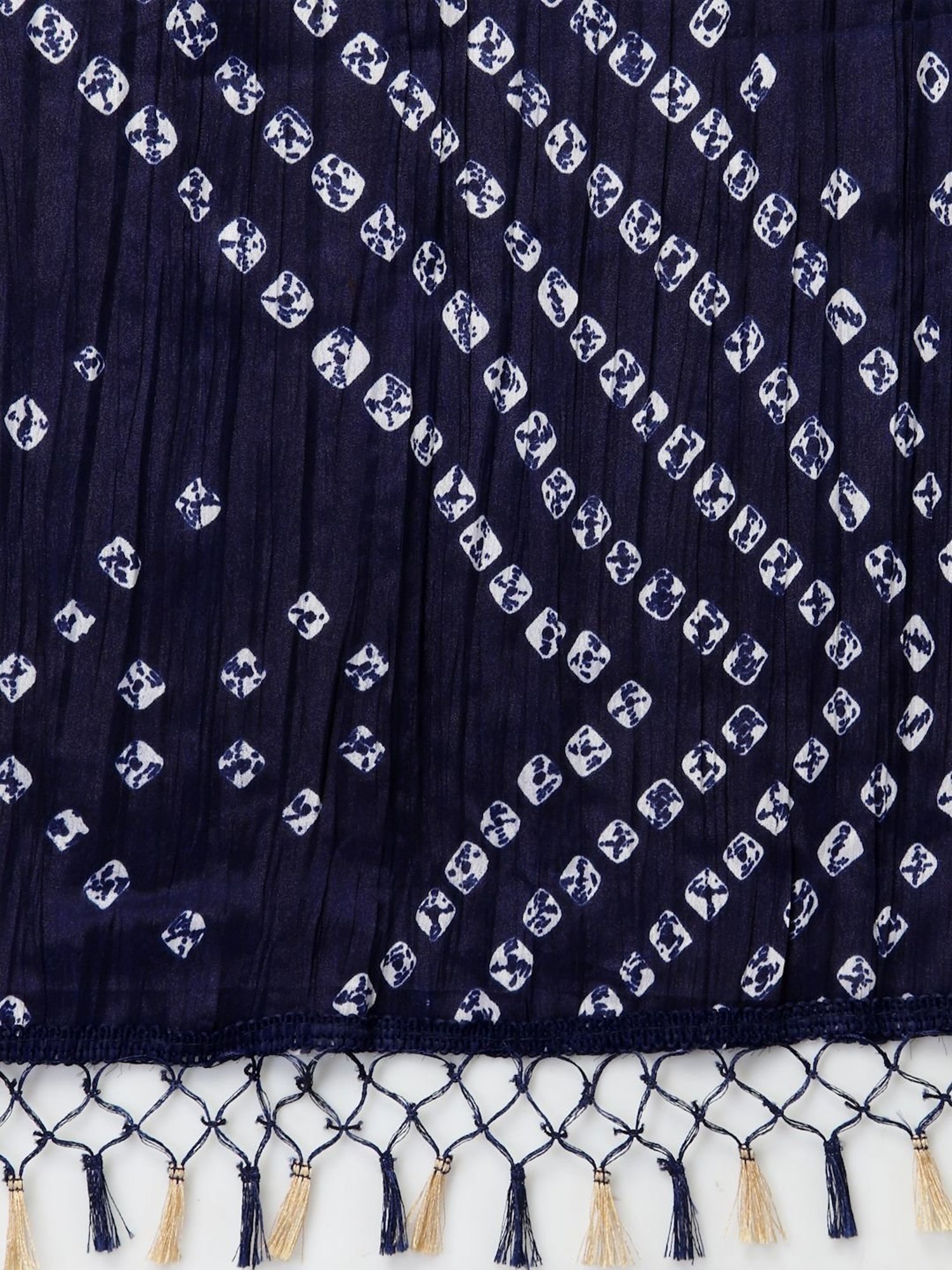 Stylum Navy Printed Dupatta
