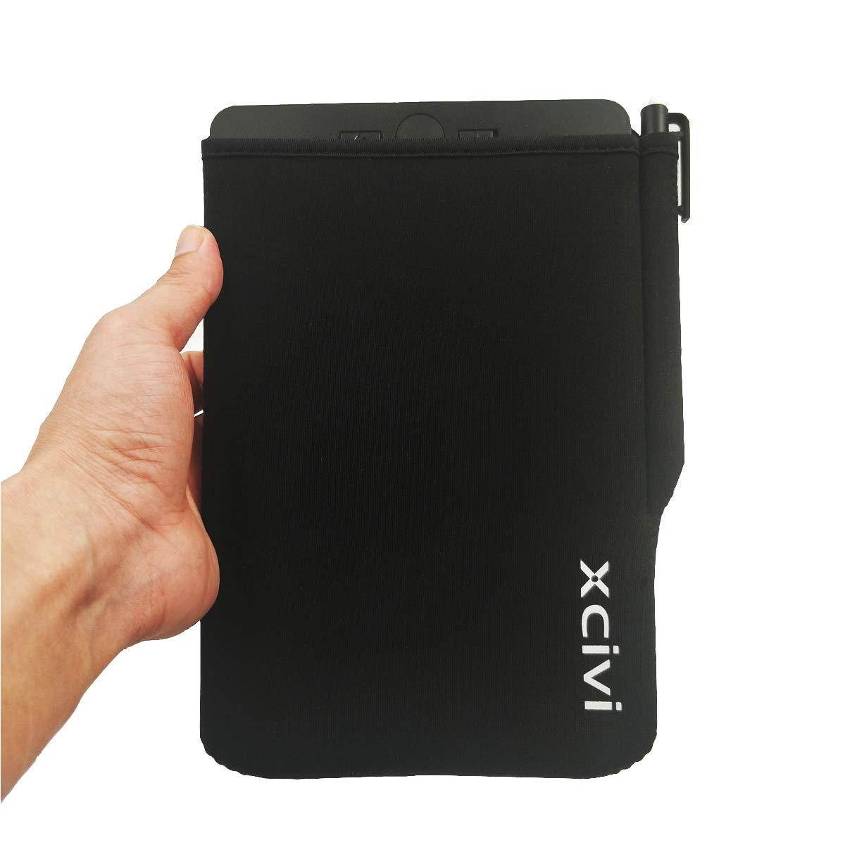 Neoprene Sleeve Case for Boogie Board Blackboard Note 9-inch LCD eWriter, 8.5x7.25 Size (Black)