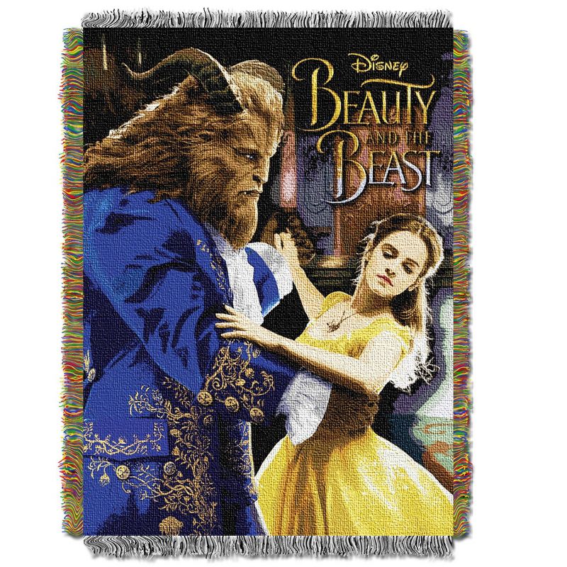 Disney Princess Beauty and the Beast Ballroom Waltz Tapestry Throw