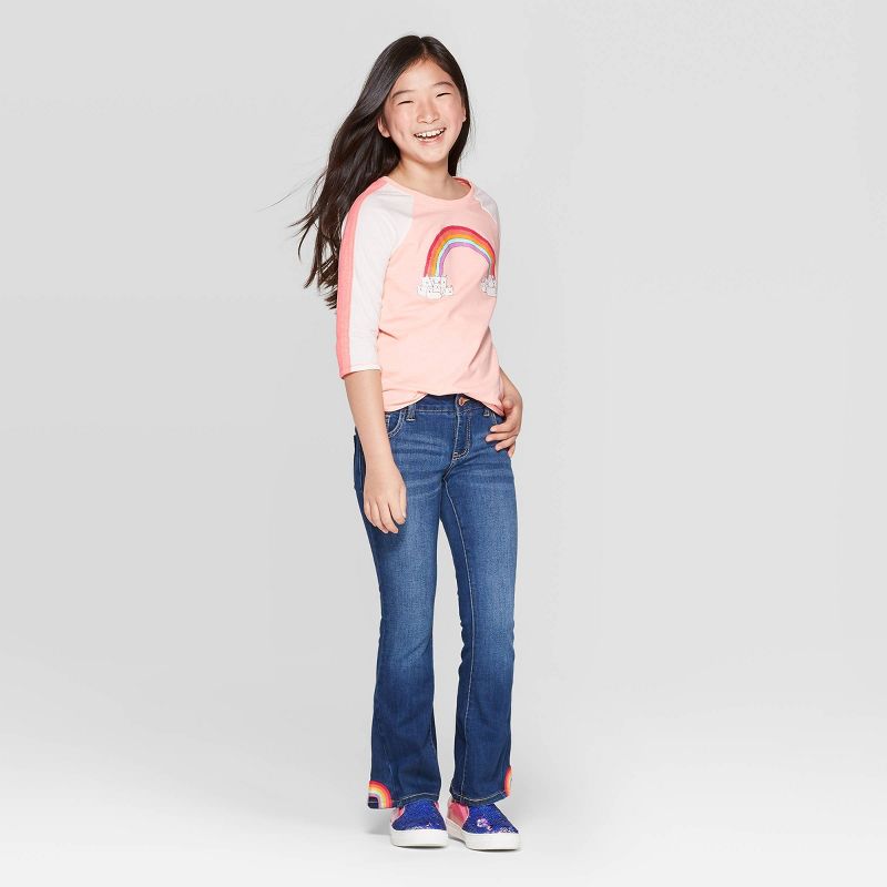 Girls ONLY Girls Black Flared Fit Jeans