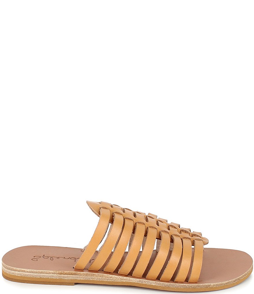 Splendid Talula Leather Huarache Slide Sandals