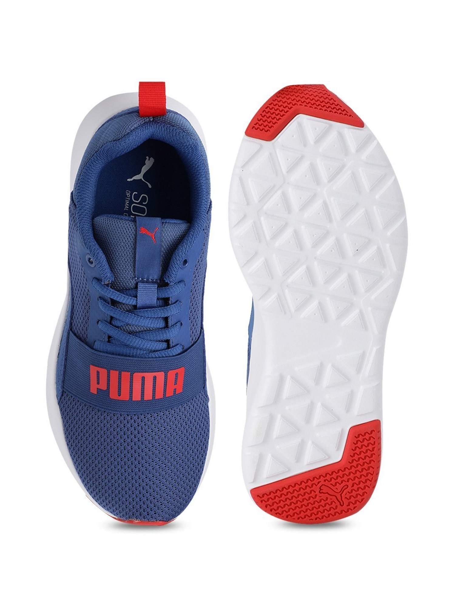 Puma Kids Wired Jr Blue Running Shoes