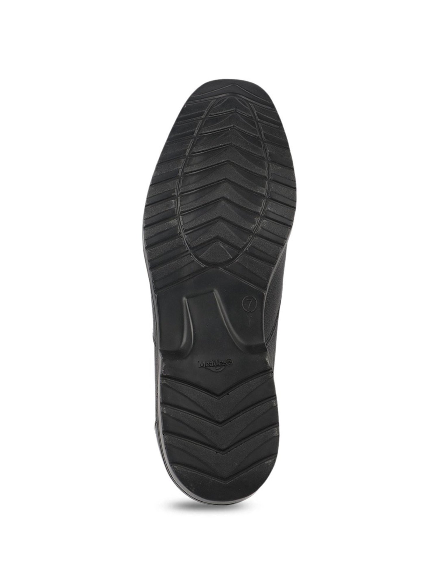 MediFeet Men's Black Formal Loafers