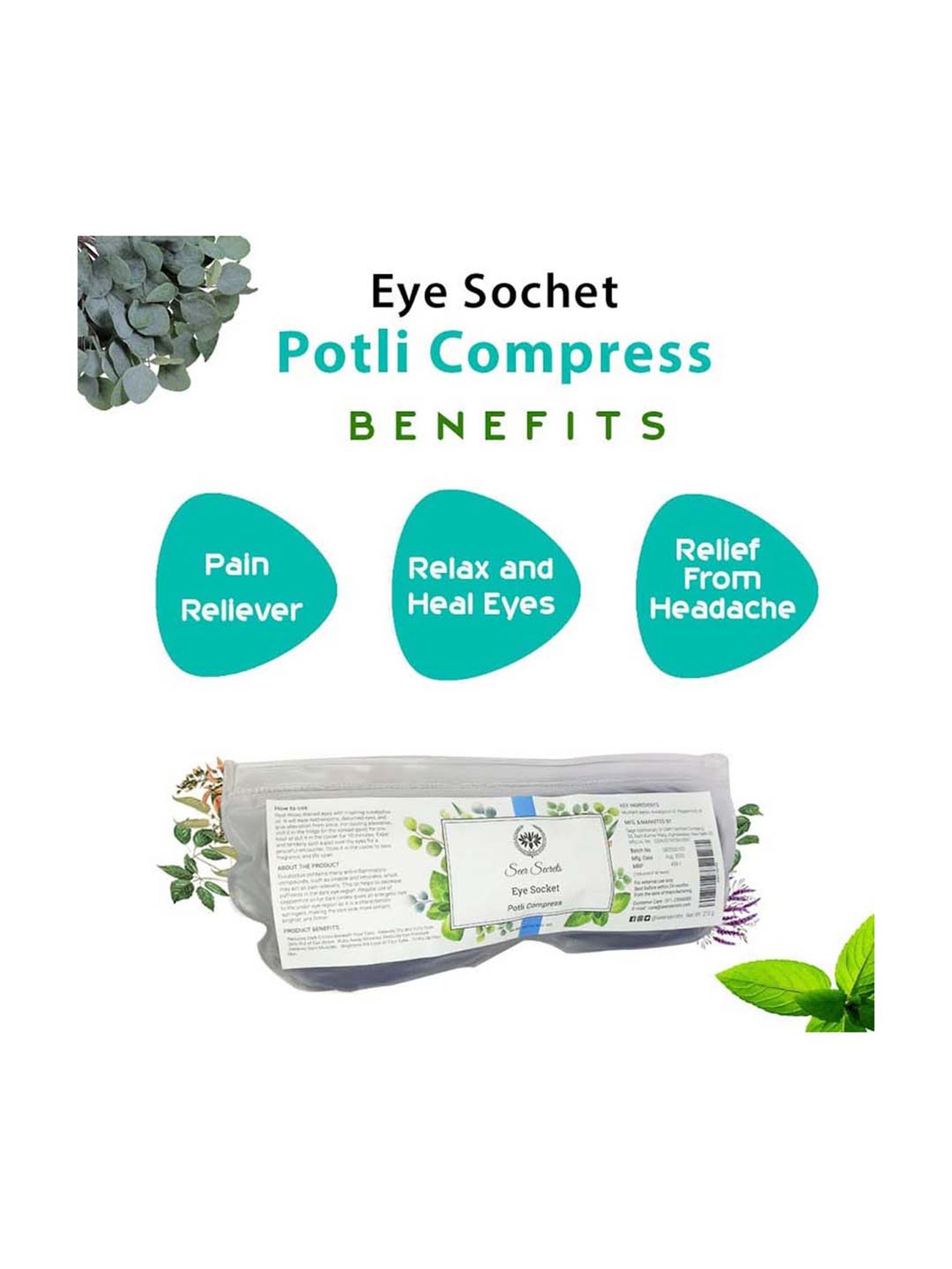 Seer Secrets Eye Socket Potli Compress - 220 gm