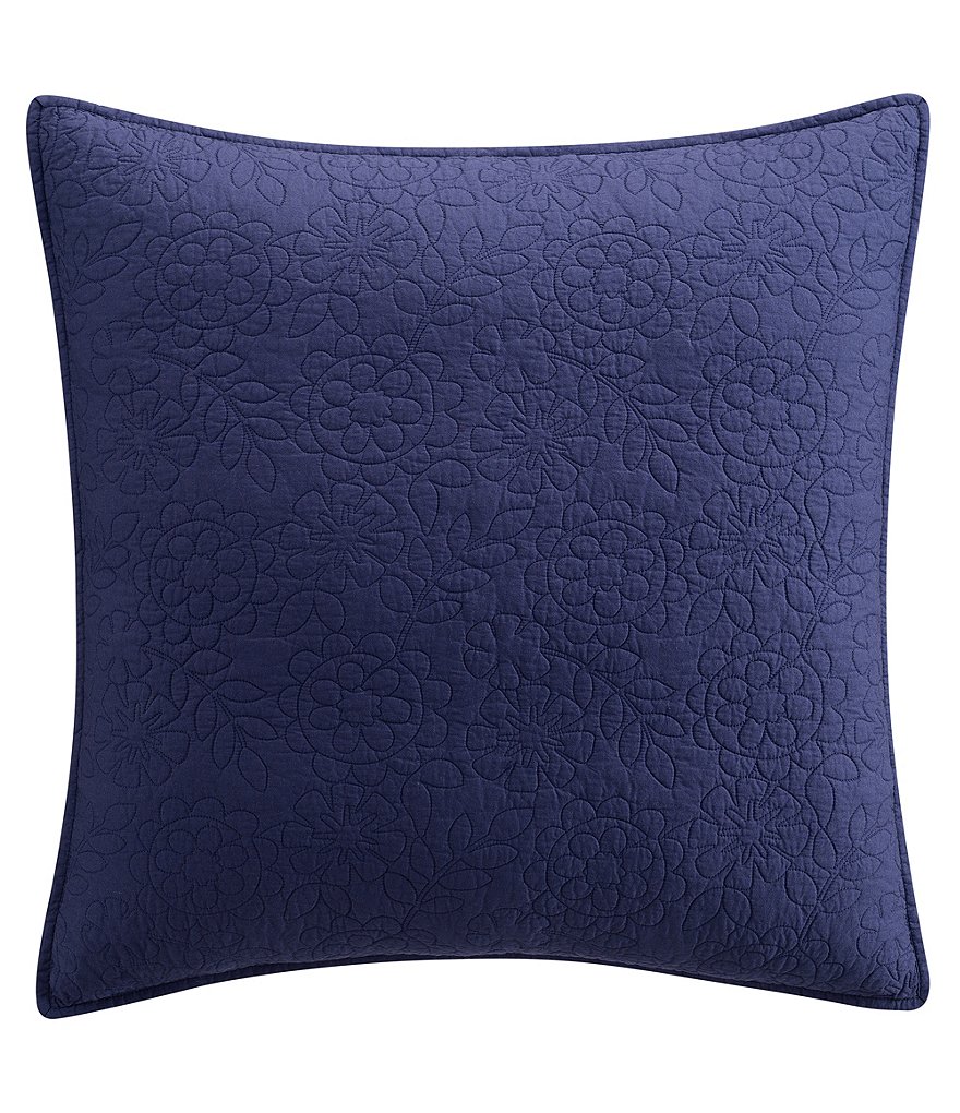 Poetic Wanderlust Tracy Porter Floral Quilted Euro Sham