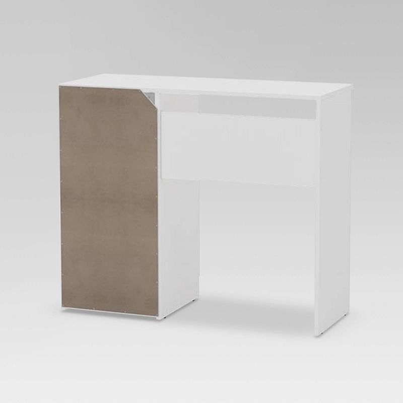 Bristol 3 Drawer Writing Desk White - Chique