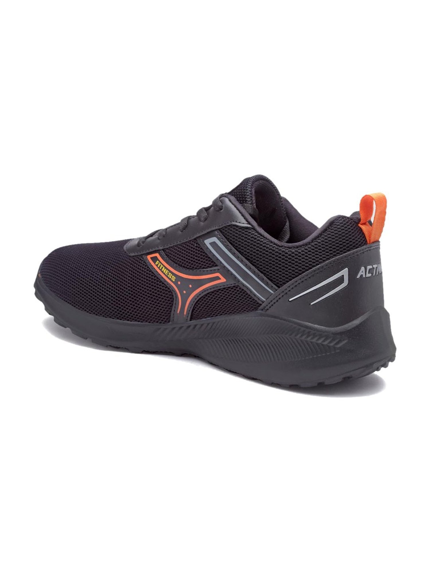 Action Men's Black Running Shoes