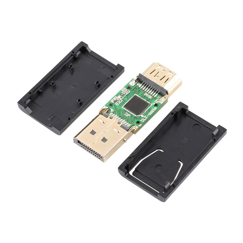 DisplayPort to HDMI, DP Display Port to HDMI Adapter 4K@30Hz (Male to Female), Display to HDMI Converter 18Gbps for Xbox,Compatible with Lenovo, HP, DELL, Thinkpad