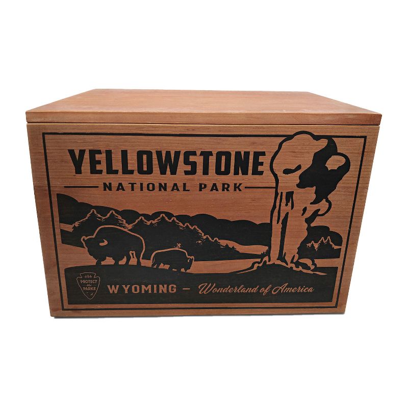 Better Wood Products Limited Edition Protect the Parks Series All Natural Fatwood Fire Starter Sticks, 13 Pound Wooden Crate, Yellowstone