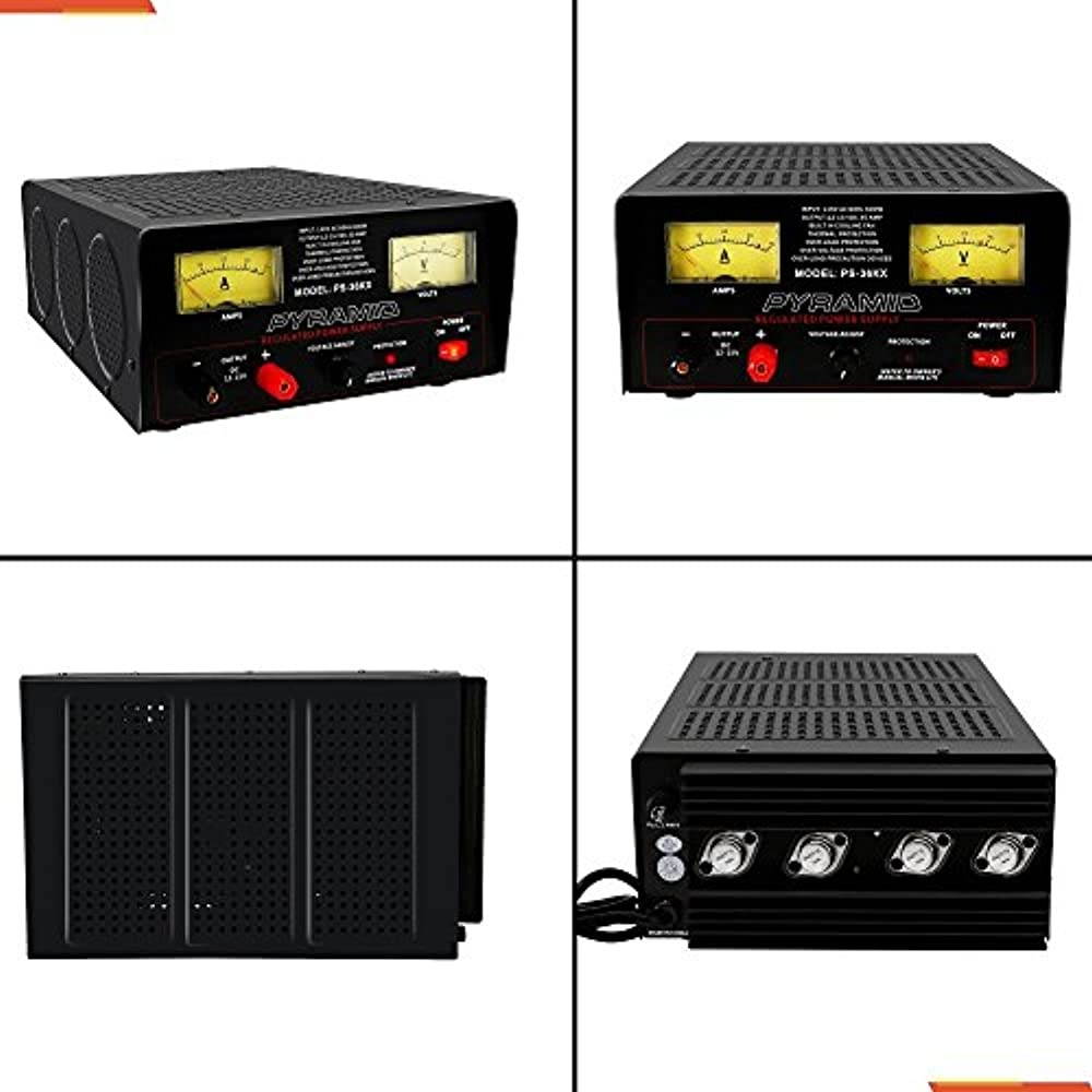 Pyramid Car Audio PS36KX 32-Amp Power Supply with Built-in Cooling Fan