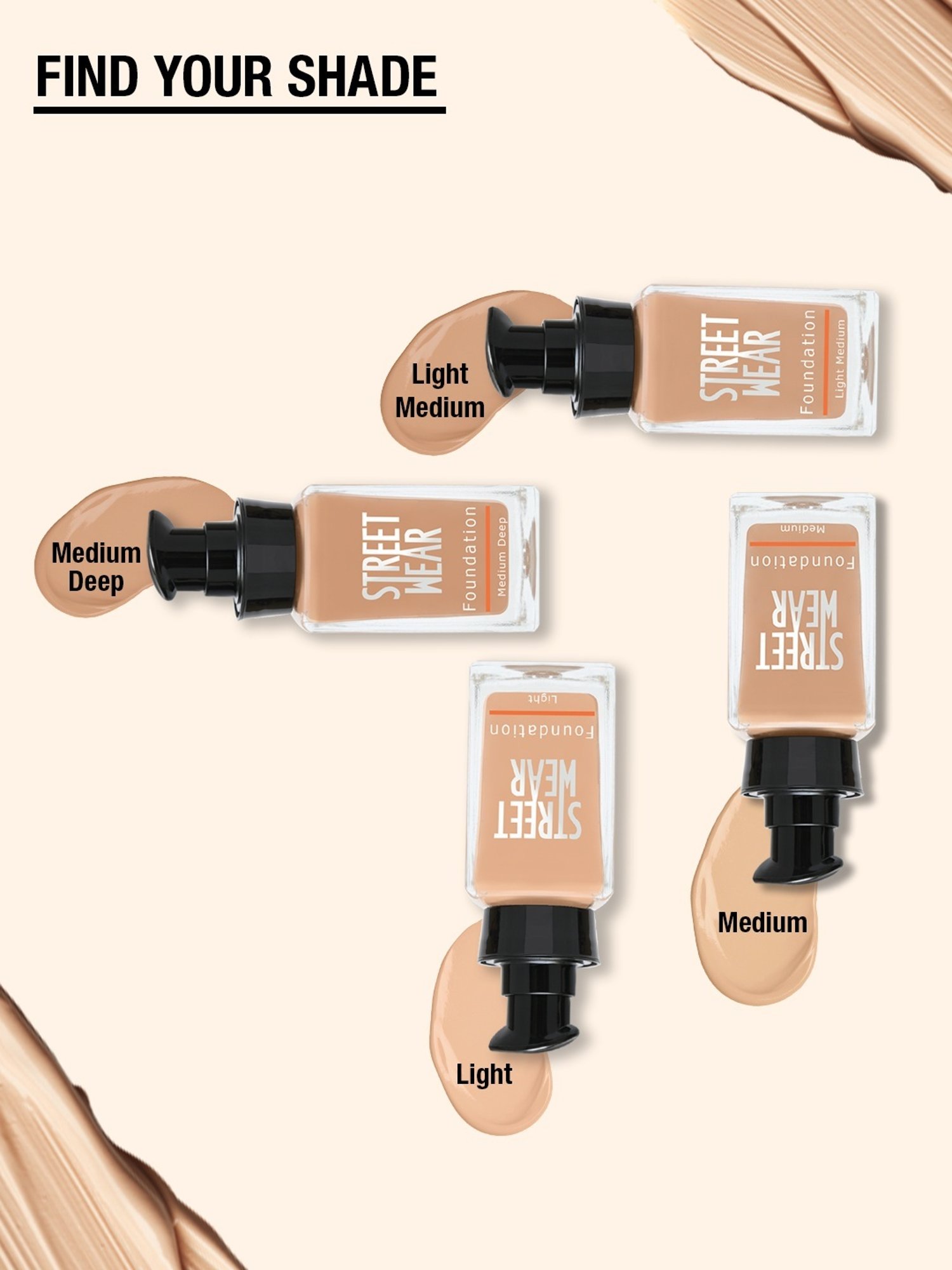 Street Wear Foundation Light - 30 ml