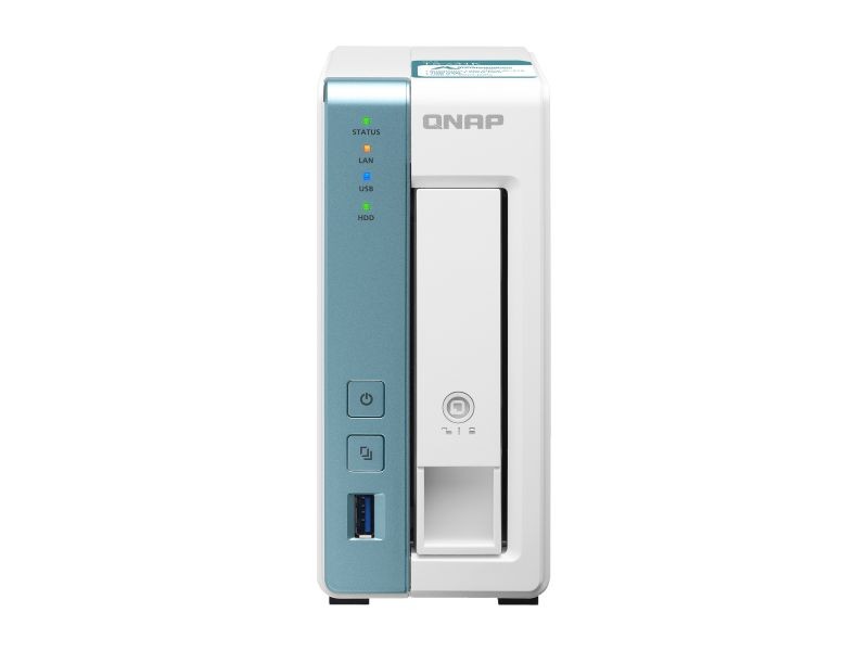 QNAP 4-Bay Personal Cloud NAS for Backup and Data Sharing 4-core 1.7GHz 1GB RAM w/ Lockable Drive Tray TS-431K-US