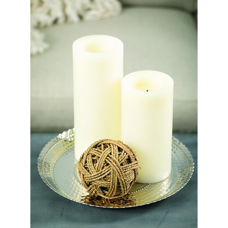 Rite Lite 11.75" Shabbat Candles Drip Rectangular Tray - Blue/Yellow