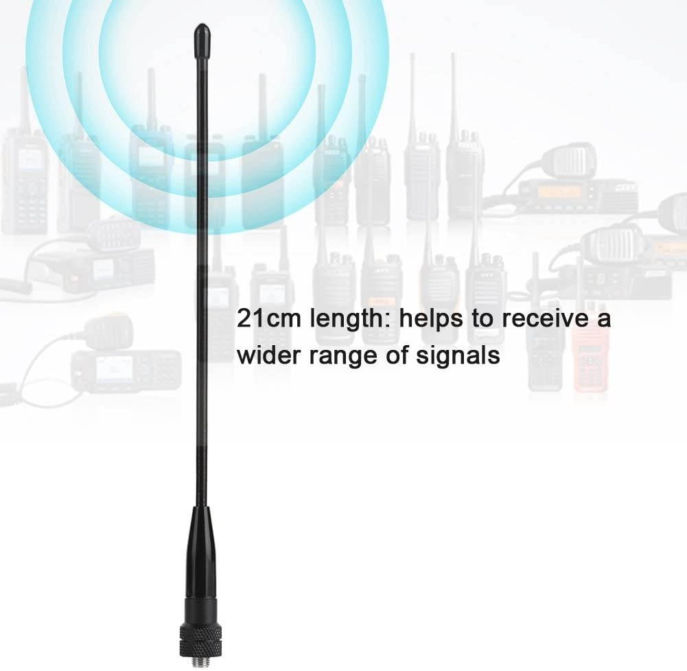 Zerone Walkie Talkie Antenna, UV Dual Band Antenna SMA-Female Compatible with a Variety of Walkie-talkies for Two-Way Radio, for PUXING PX-777, PX-777 Plus, PX-666, PX-888,PX-888K