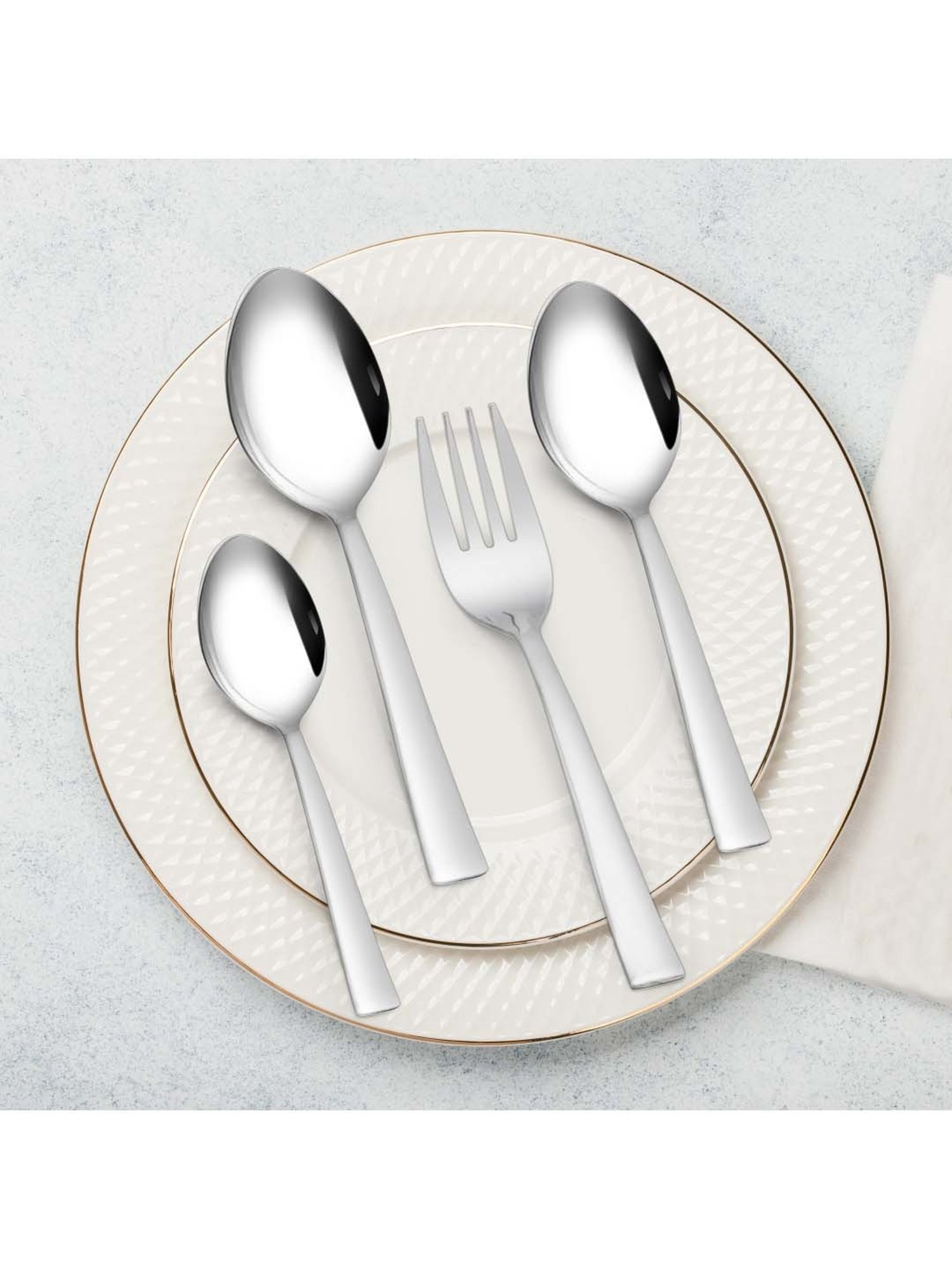 Home4U Iona Multi Wood Cutlery (2 Pcs)