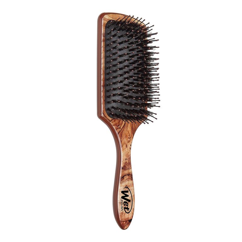Wet Brush Argan Infused Shine Enhancer Hair Brush - Traditional Wood