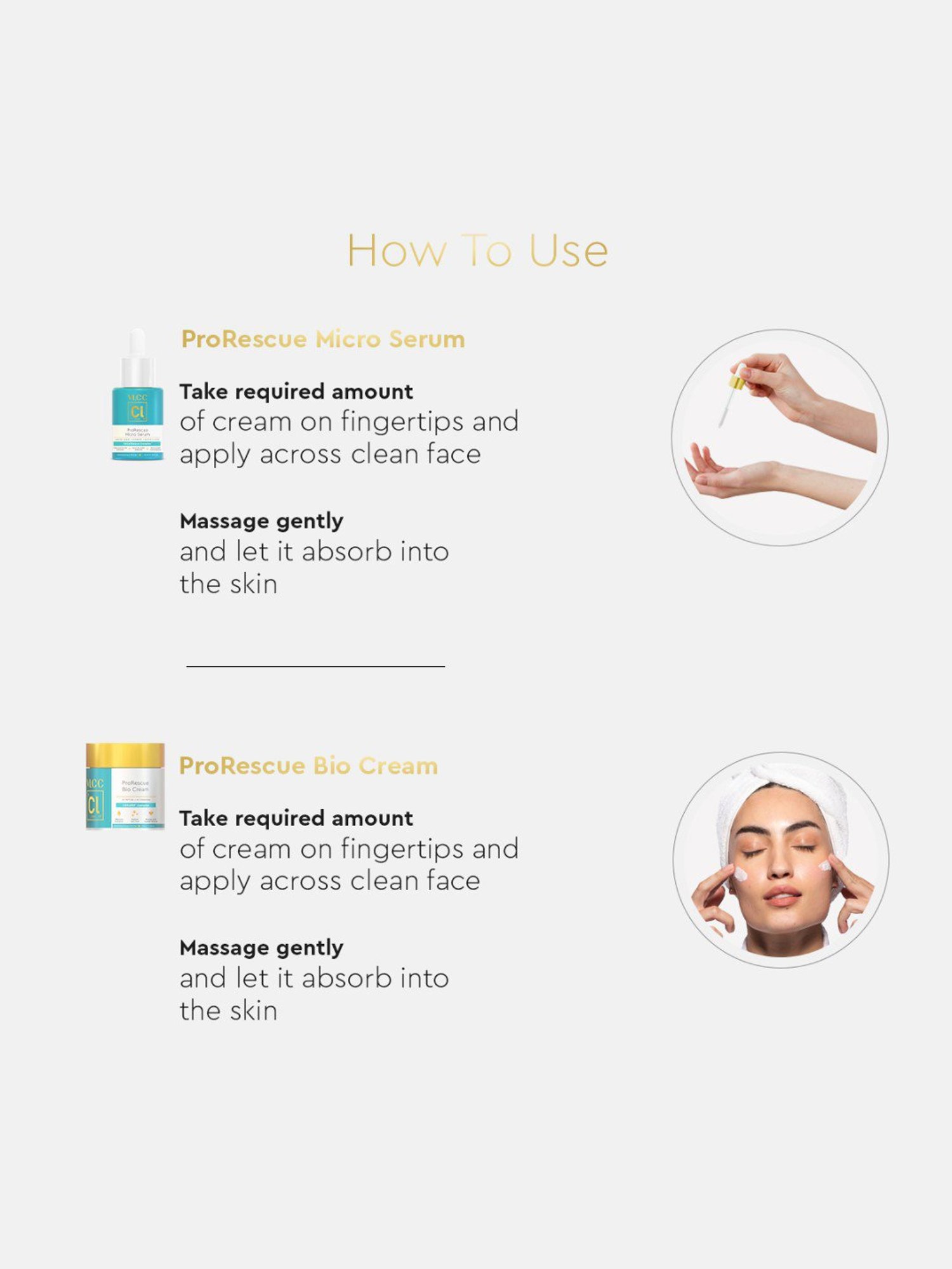 VLCC Clinic ProRescue Micro Serum & Bio Cream Combo