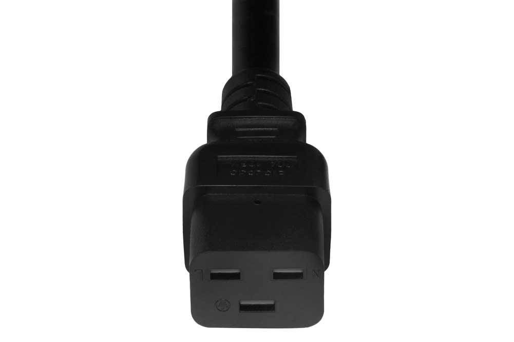 SF Cable, 6 ft USA 5-15P to C19 power cord (NEMA 5-15P to C19)