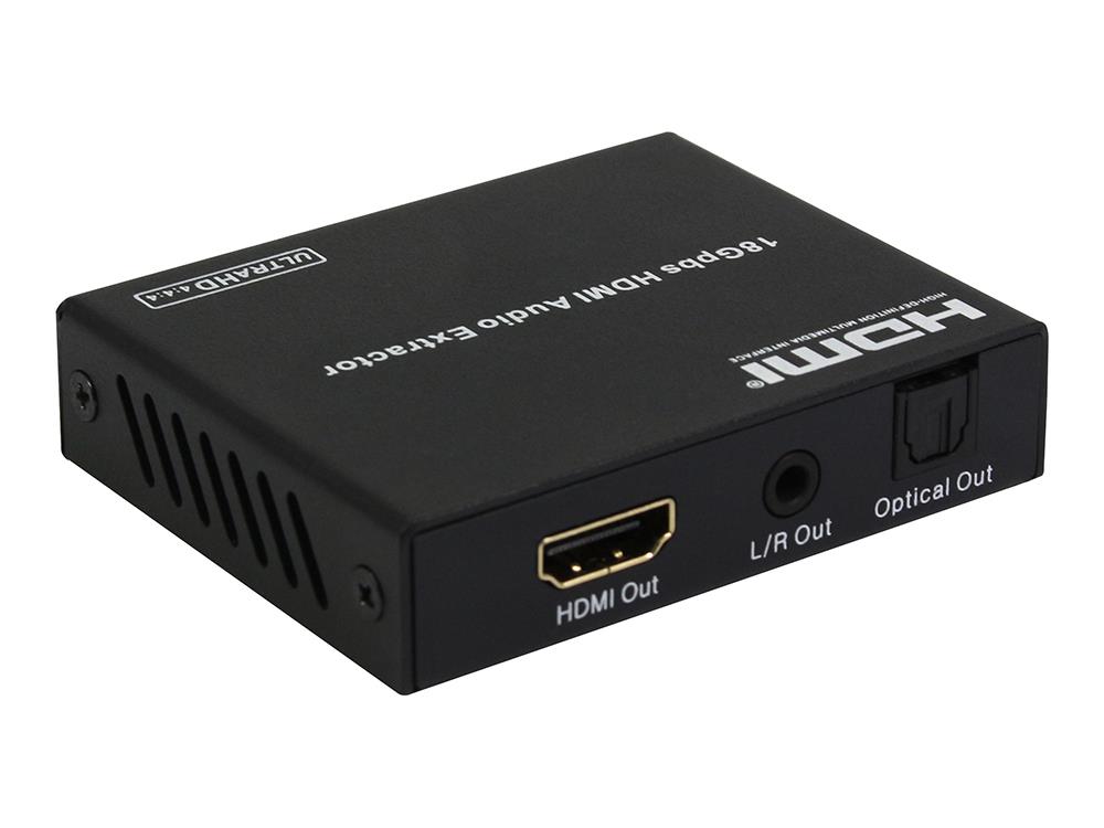 A-NeuVideo ANI-7.1CH4K 4K 18Gbps HDR HDCP 2.2 HDMI 2/5.1/7.1CH Audio Extractor
