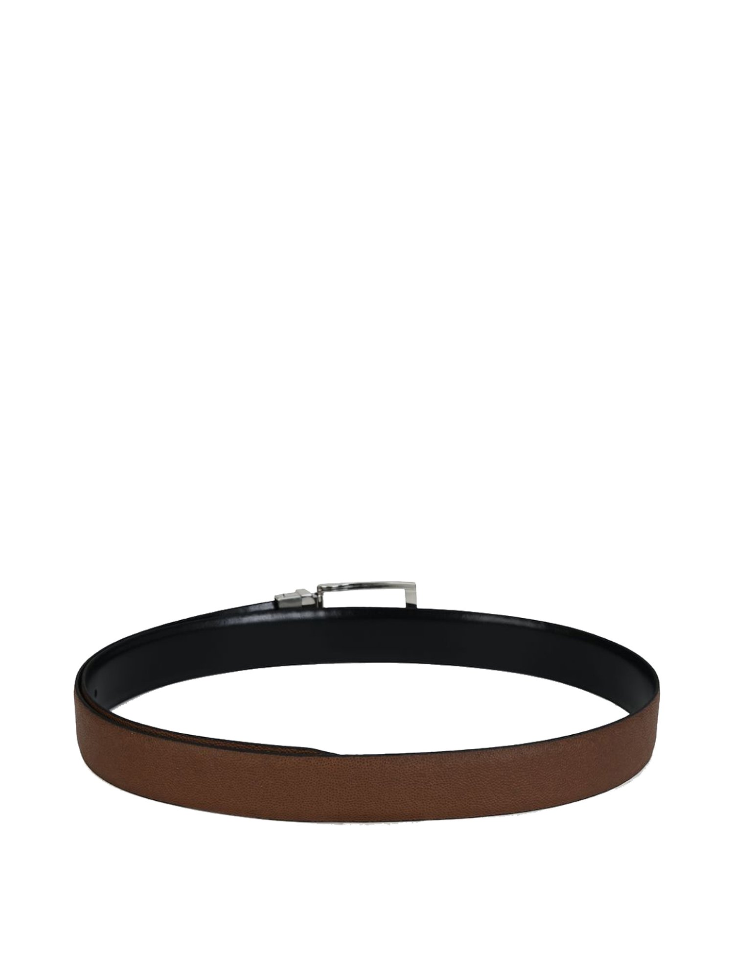Simon Carter Tan Leather Reversible Belt for Men