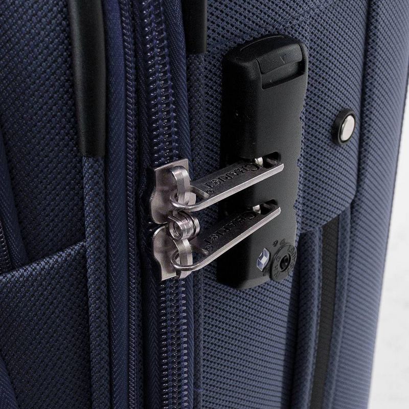 Chariot Travelware Madrid 3pc Luggage Set - Navy
