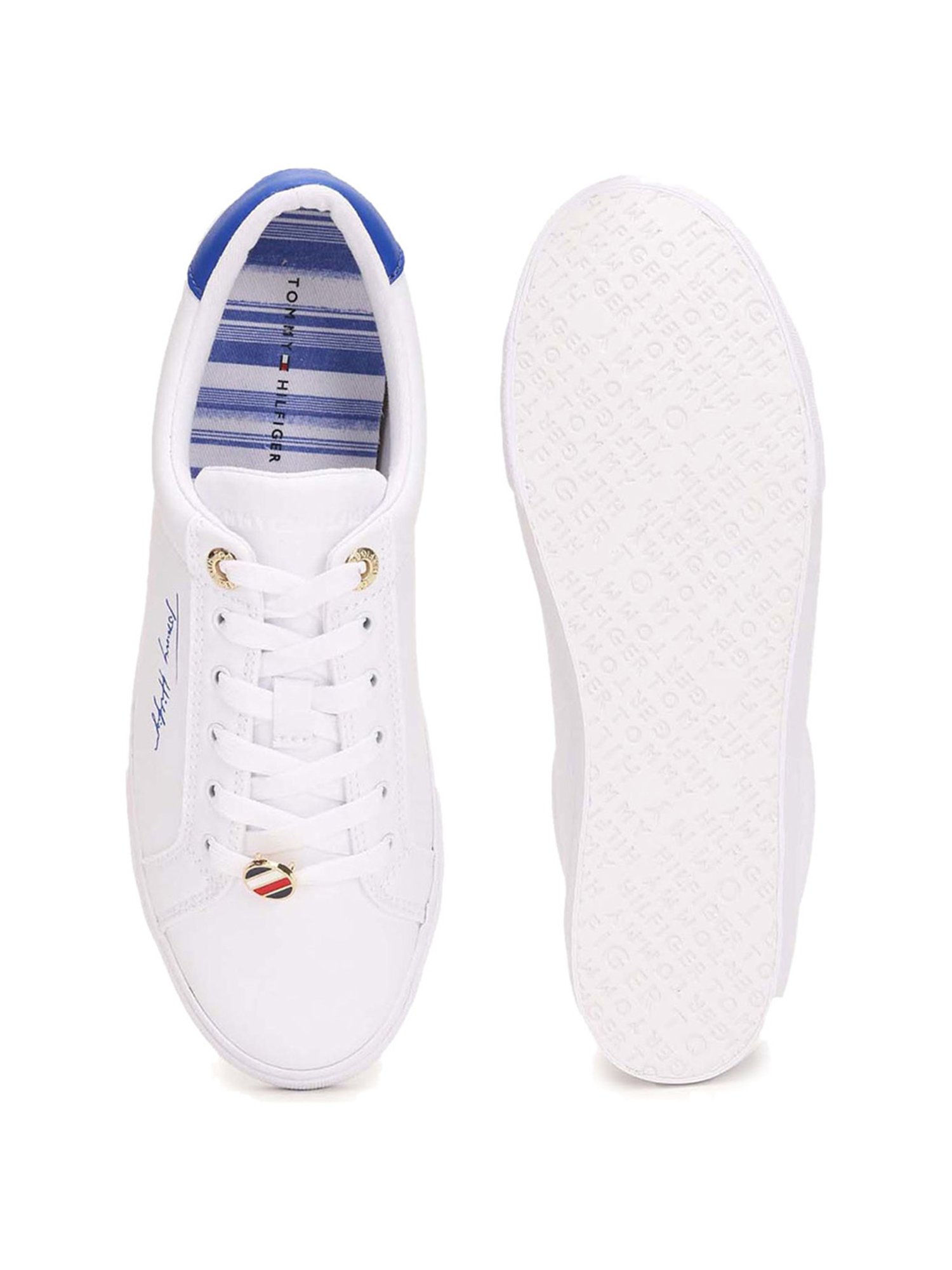 Tommy Hilfiger Women's White Casual Sneakers