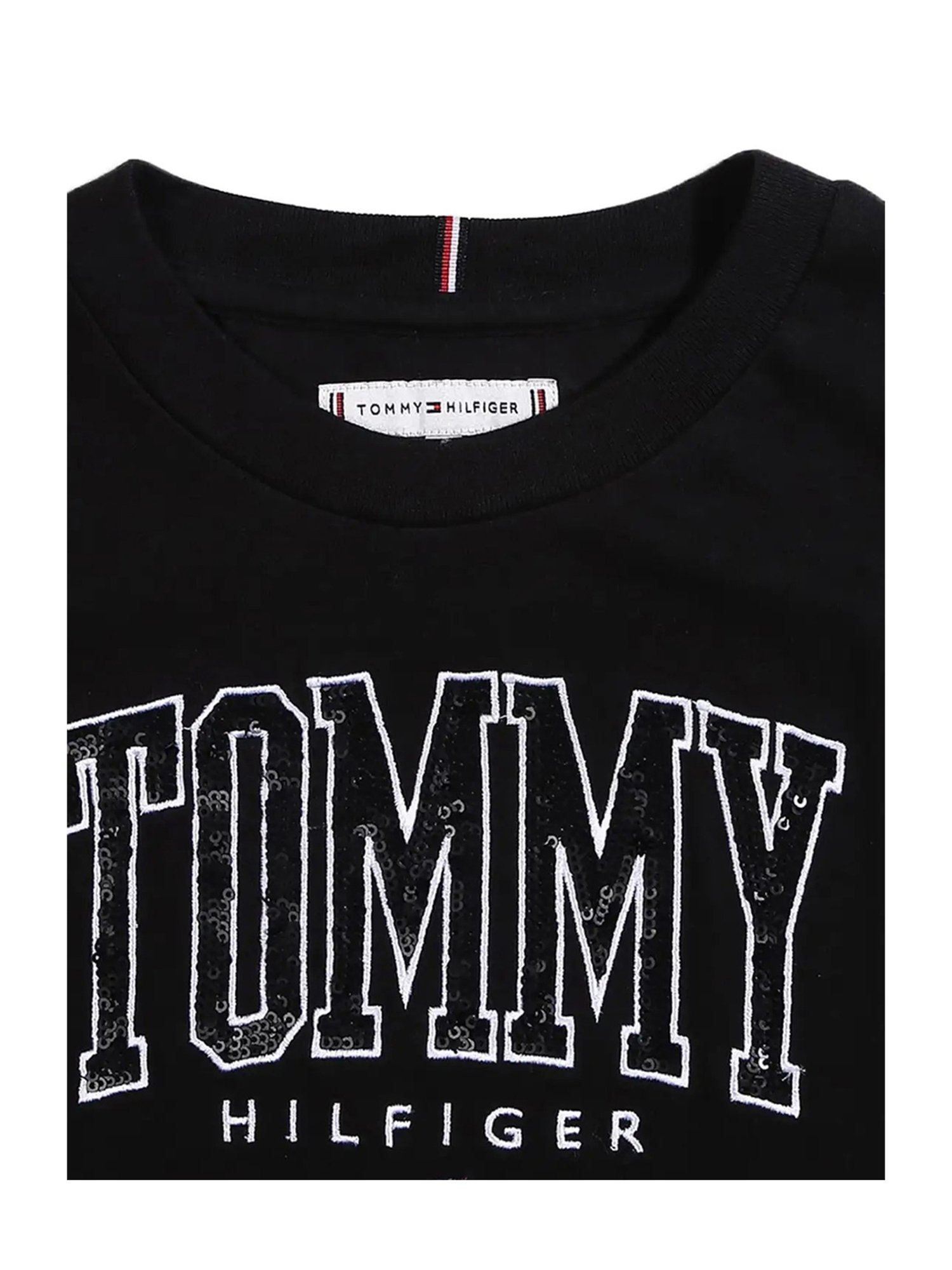 Tommy Hilfiger Kids Black Printed T-Shirt