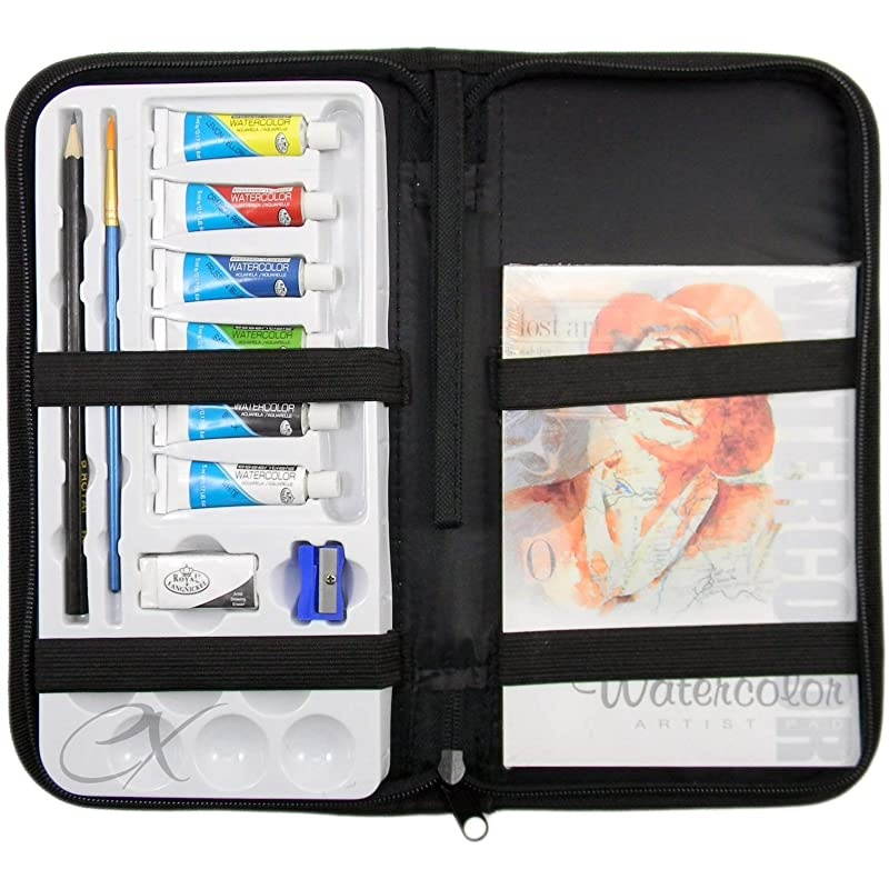 RSET-KCWP Kc Watercolor Paint Set Keep and Carry, Multicolor