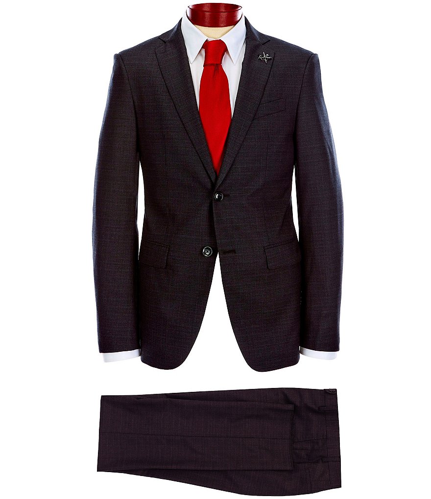 John Varvatos Signature Tailored Slim Fit Wool Suit
