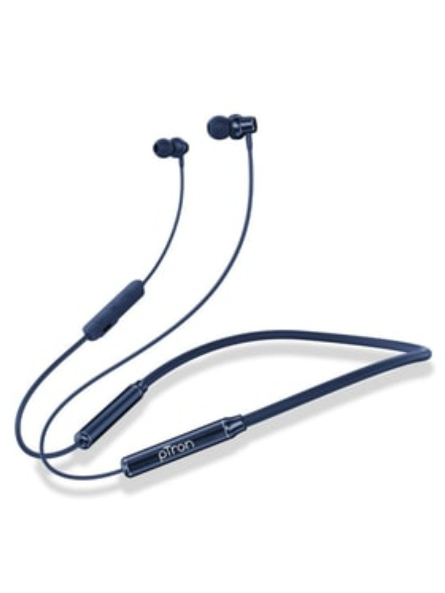 PTron Tangent Urban with 60 Hours Playtime, Wireless Bluetooth 5.3 Neckband, Type-C Charging (Blue)