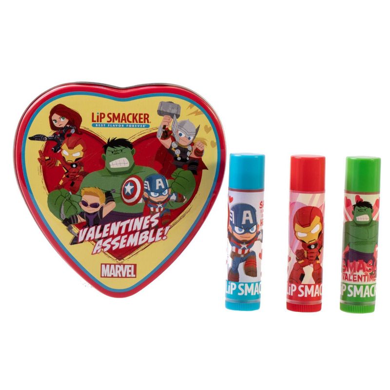 Lip Smacker Best Flavor Forever Lip Balm Tins - Marvel - 3pc/0.14oz
