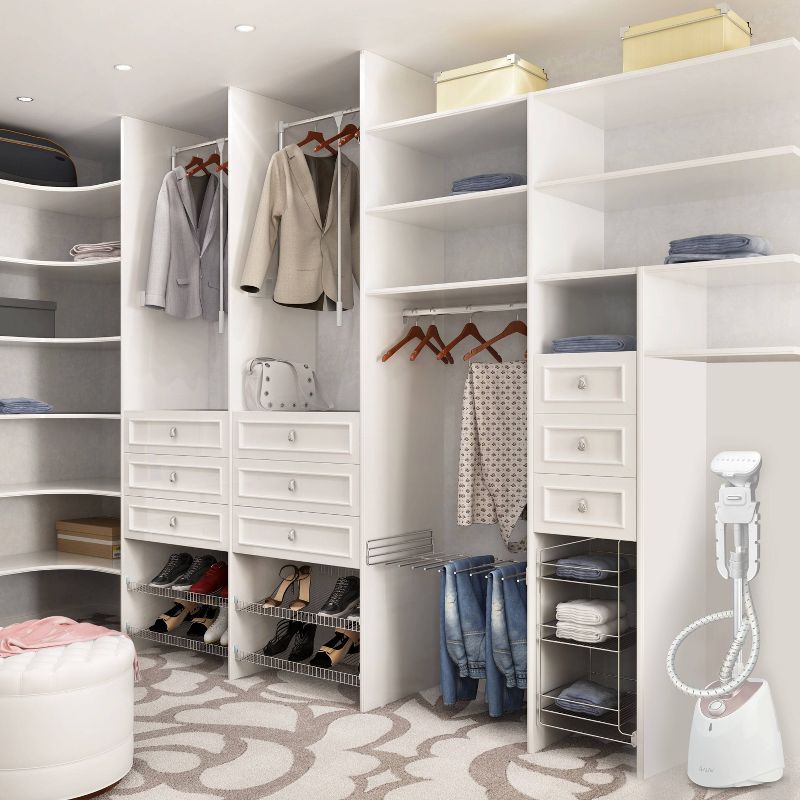 SALAV Performance Garment Steamer with Woven Hose Rose Gold