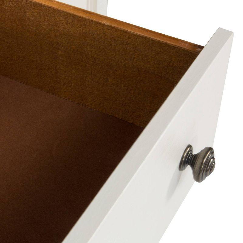 County Line 4 Drawer Chest Rum Walnut - Sauder