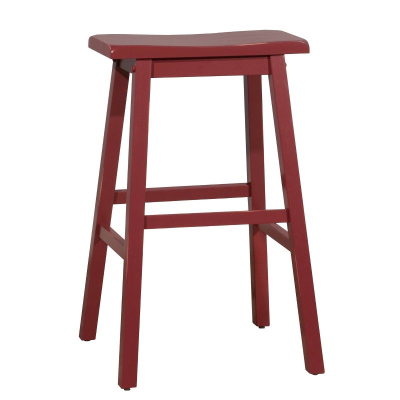 30" Morena Backless Barstool Red - Hillsdale Furniture