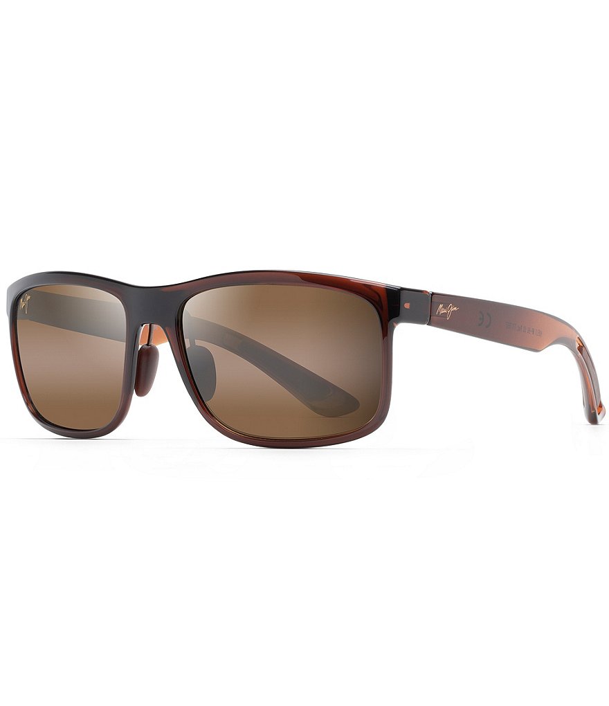 Maui Jim Huelo PolarizedPlus2&reg; Rectangle 58mm Sunglasses