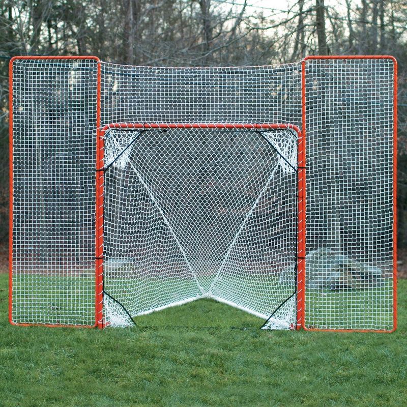 EZ Goals Portable Folding Lacrosse Practice Net Goal with Backstop and Targets