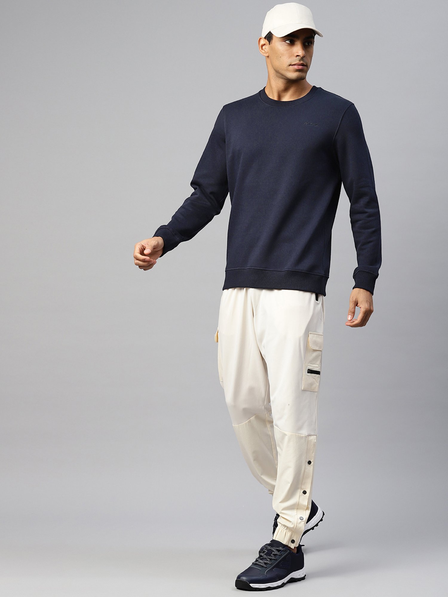 ALCIS Navy Regular Fit Sweatshirt