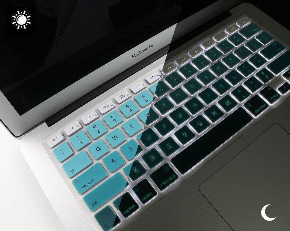All-inside Green Ombre Color Keyboard Skin for MacBook Pro 13" 15" 17" (with or without Retina Display) / MacBoook Air 13"