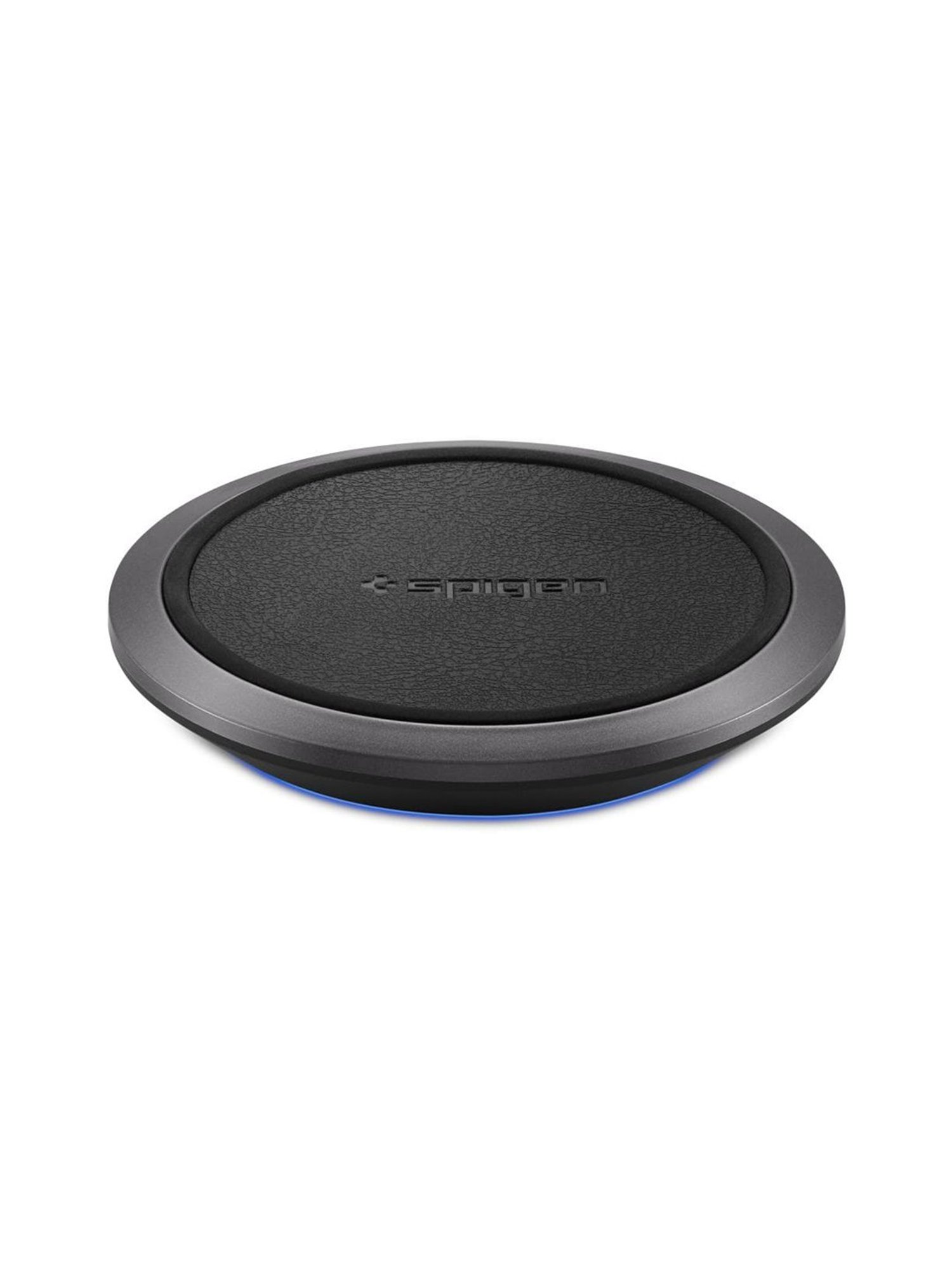 Spigen SteadiBoost Leather Designed 10W Wireless Charger - Black