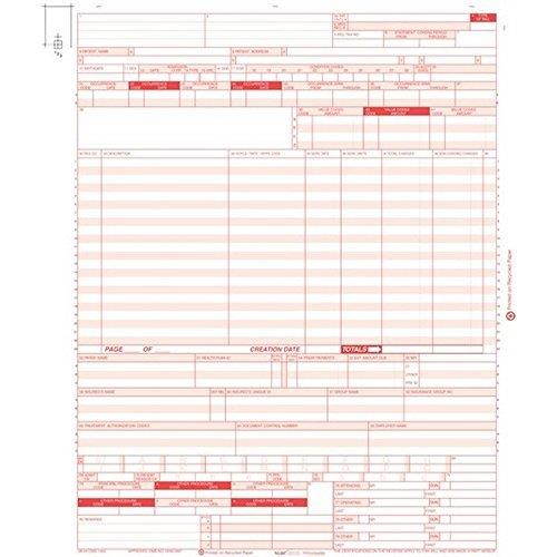 UB-04 Hospital Claim Form Laser-Cut Sheet (1,000/case)