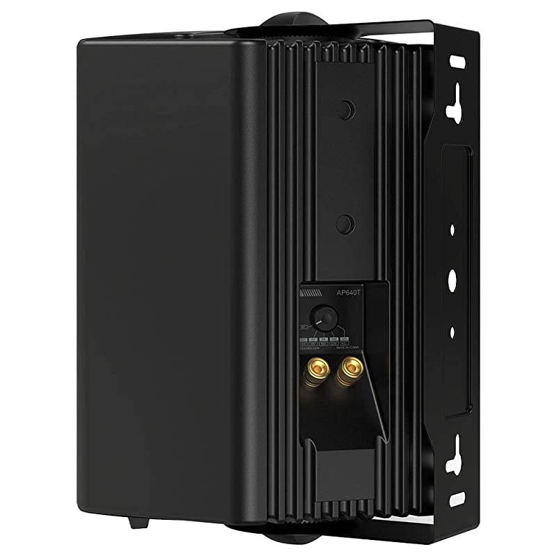 70V Patio Pair Speakers - Indoor/Outdoor Stereo, Black - AP520