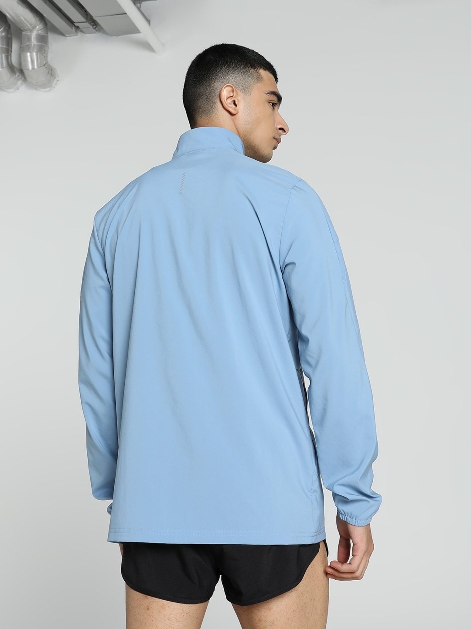 Puma Running Favorites Blue Regular Fit Sports Jacket