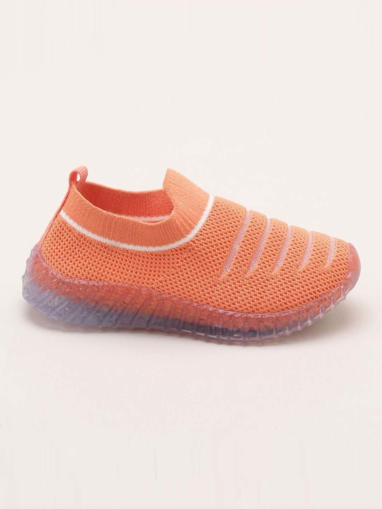 Priaansha Kids Orange Casual Slip-Ons
