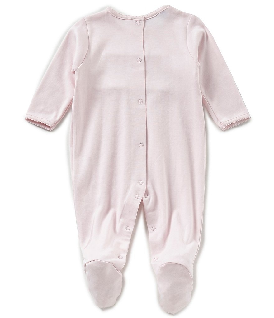 Feltman Brothers Baby Girls Newborn-9 Months Smock Embroidered Coverall