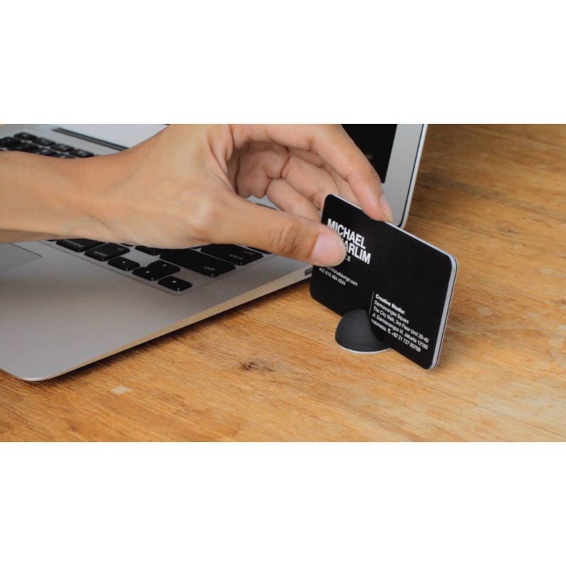 6pk CableDrop Cable Router Clips Black - BlueLounge