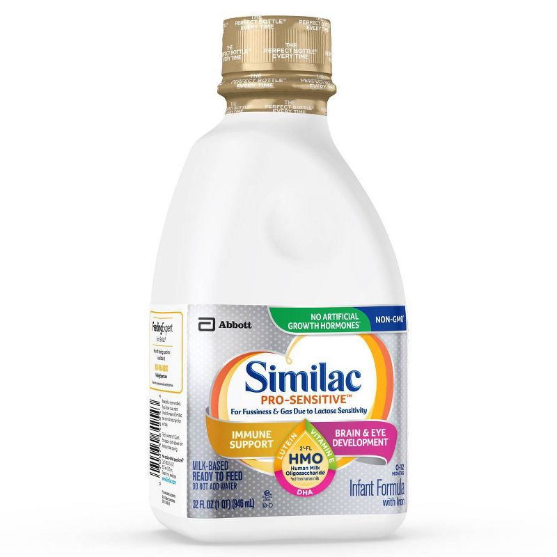 Similac Pro-Sensitive Non-GMO Infant Formula with Iron Ready-to-Feed - 32 fl oz