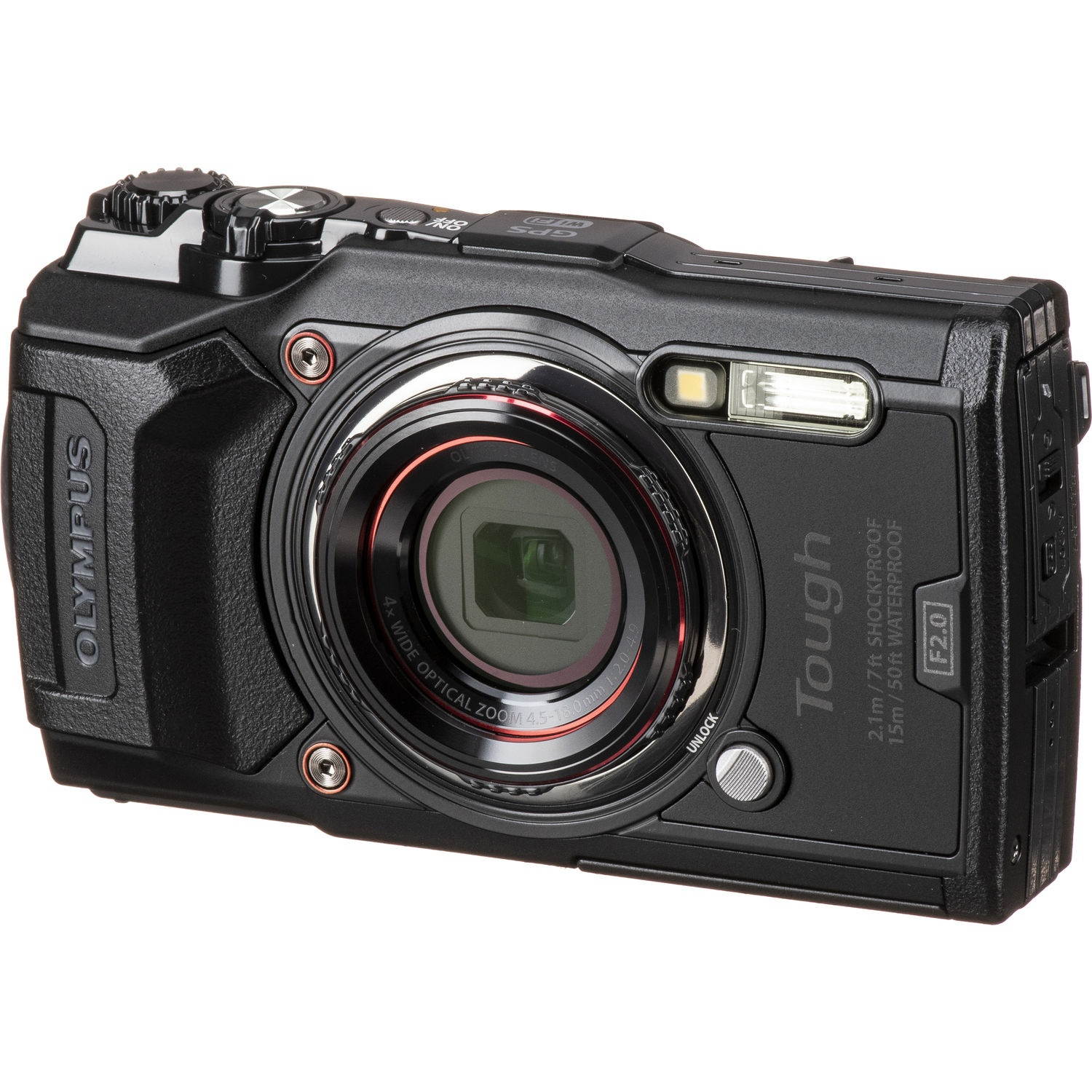 Olympus Tough TG-6 Waterproof Camera, Black (050332192430)